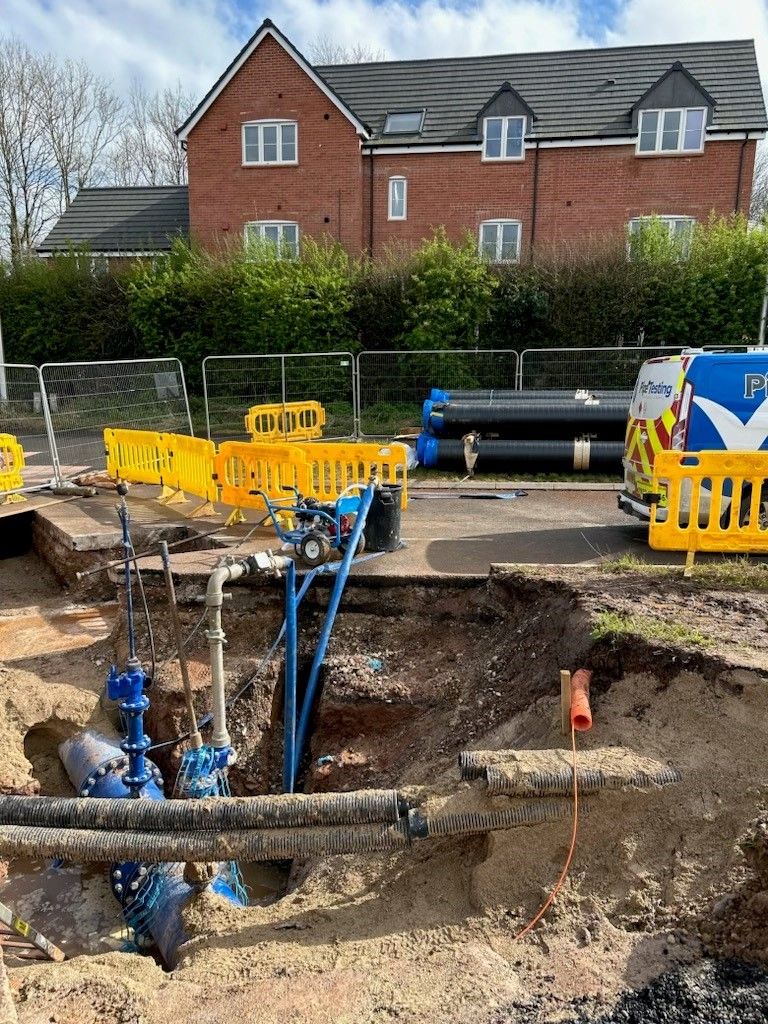 HS2 Water Infrastructure Services by Pipe Testing Services.