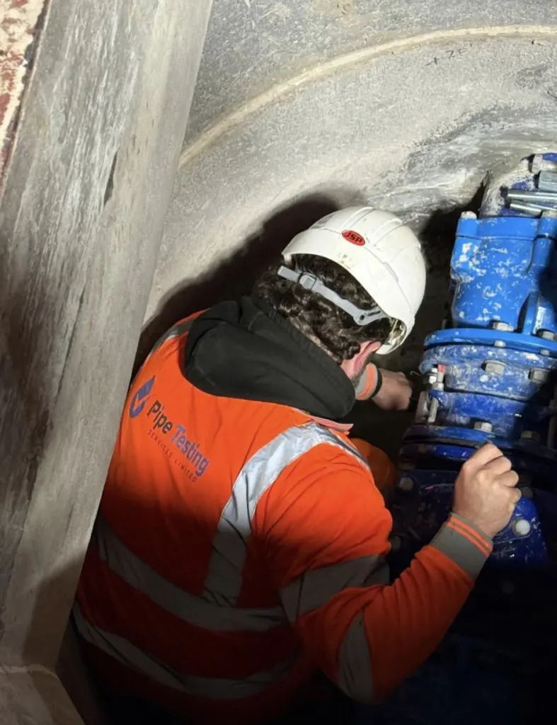 Airport Pipeline Services: Manchester Case Study - chlorination, pressure testing, water mains.